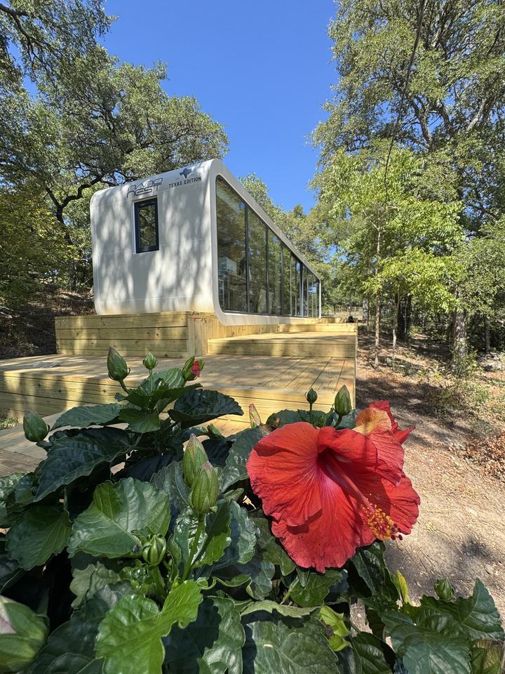 NanoNest at Kristina's Ranch in Driftwood, Texas — exterior view