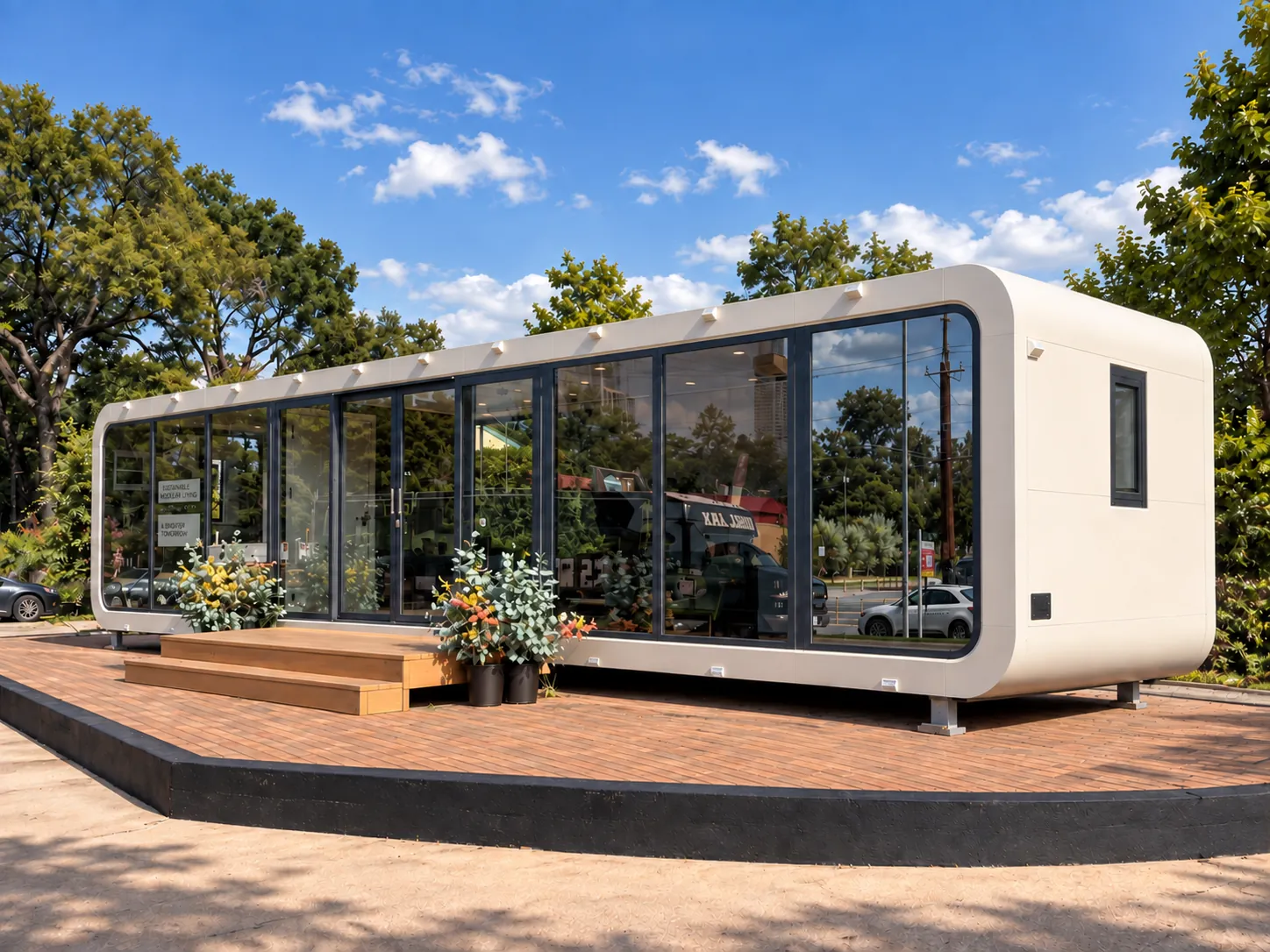 NanoNest Texas showroom unit on Barton Springs Road in Austin, used as a sales space